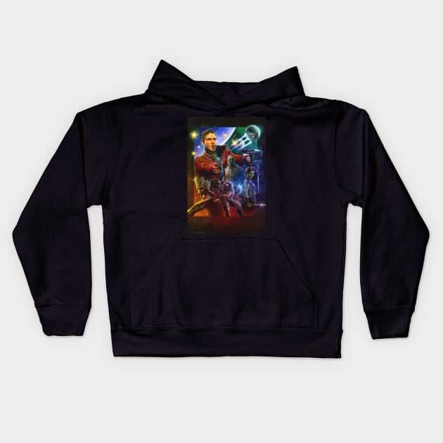 Guardians of the Galaxy Kids Hoodie by spaceboycomics